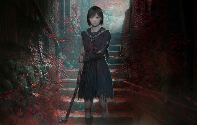Silent Hill f key art with new protagonist Shimizu Hanako